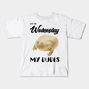 It is Wednesday, my dudes Kids T-Shirt